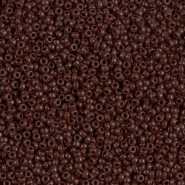 Miyuki seed beads 15/0 - Opaque chocolate 15-409